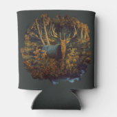 Bull Elk Autumn Yellow Blikjeskoeler (Achterkant)