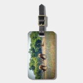 Bull Elk Bagagelabel (Voorkant verticaal)