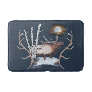 Bull Elk Bath Mat