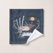 Bull Elk Bath Towel Set Bad Handdoek (Wasdoekje)