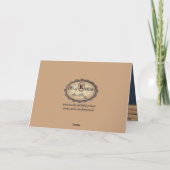 Bull Elk Birthday Kaart (Achterkant)