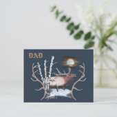 Bull Elk Briefkaart (Staand voorkant)