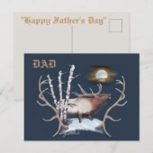Bull Elk Briefkaart (Voorkant / Achterkant)