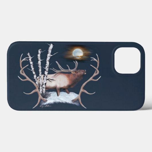 Bull Elk Bugling Case-Mate iPhone Case (Achterkant (horizontaal))
