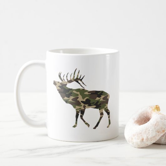 Bull Elk Camo Koffiemok (Met donut)