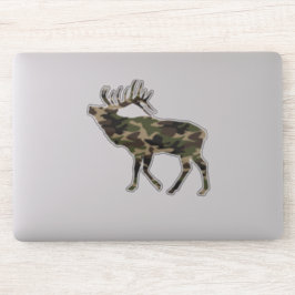 Bull Elk Camo Sticker