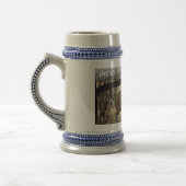 Bull Elk Crock Stein, 22 oz Bierpul (Links)