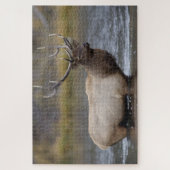 Bull Elk Crossing | Nationaal Park Yellowstone Legpuzzel (Verticaal)
