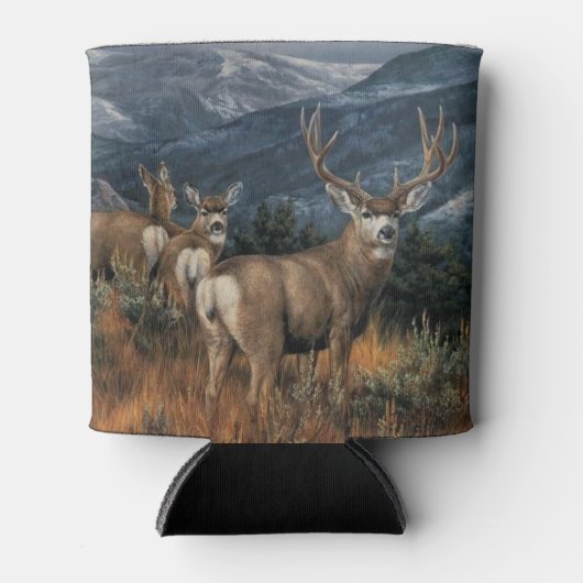 Bull Elk en Herd Koelbox Blikjeskoeler (Voorkant)