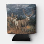 Bull Elk en Herd Koelbox Blikjeskoeler (Achterkant)