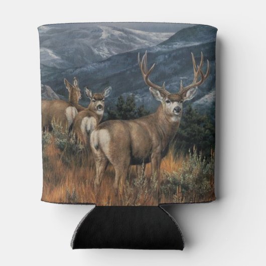 Bull Elk en Herd Koelbox Blikjeskoeler (Achterkant)