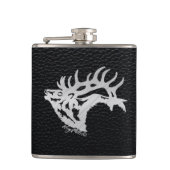Bull Elk Flask Heupfles (Voorkant)