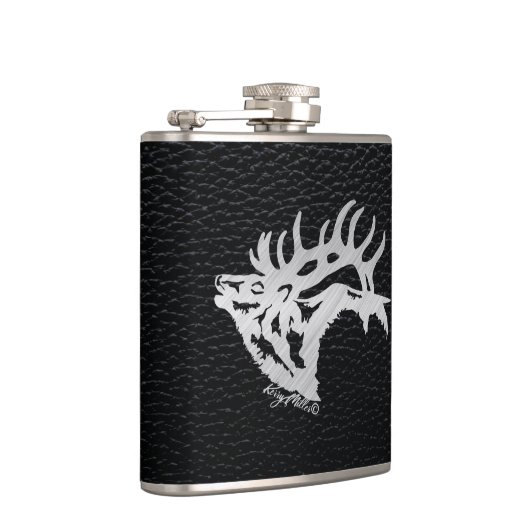Bull Elk Flask Heupfles (Rechts)