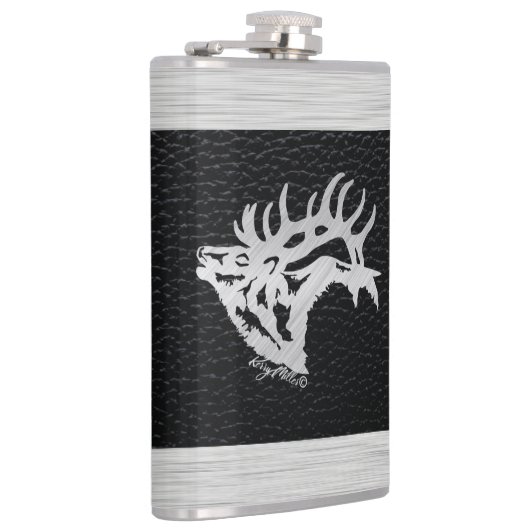 Bull Elk Flask Heupfles (Rechts)