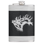 Bull Elk Flask Heupfles (Voorkant)