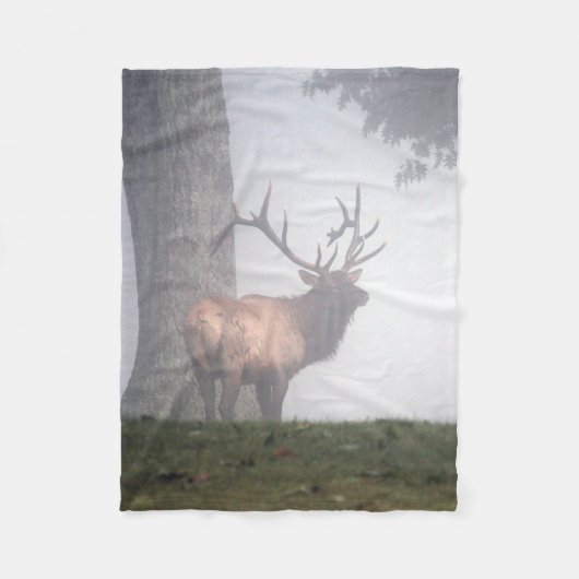 Bull Elk Fleece Deken (Voorkant)