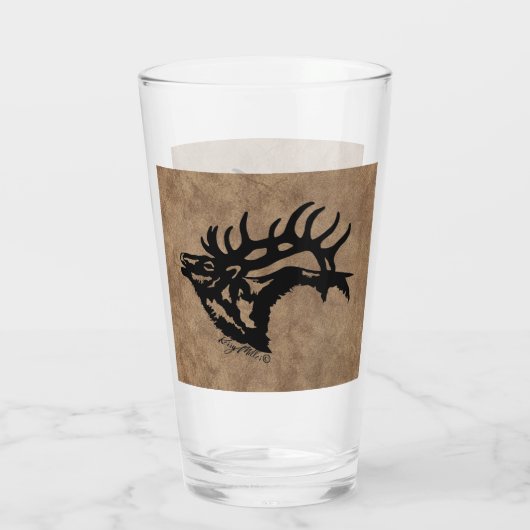 Bull Elk Glas (Achterkant)