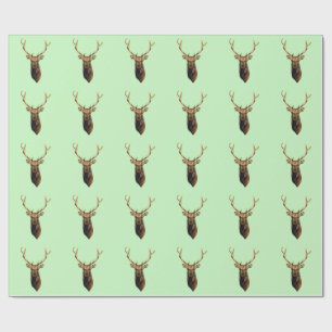 Bull Elk Head Animal natuur wildlife art Cadeaupapier