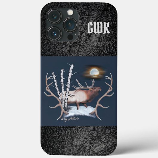 Bull Elk Hoesje-Mate iPhone Case (Achterkant)