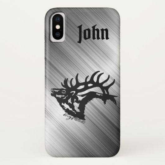 Bull Elk Hoesje-Mate iPhone Case (Achterkant)