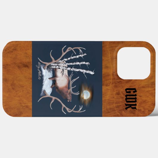 Bull Elk Hoesje-Mate iPhone Case (Achterkant (horizontaal))