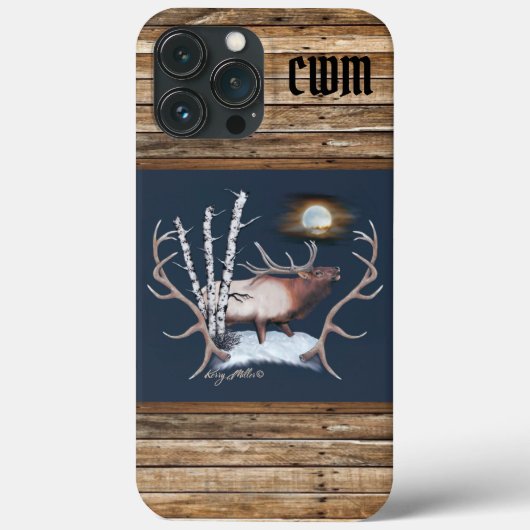 Bull Elk Hoesje-Mate iPhone Case (Achterkant)