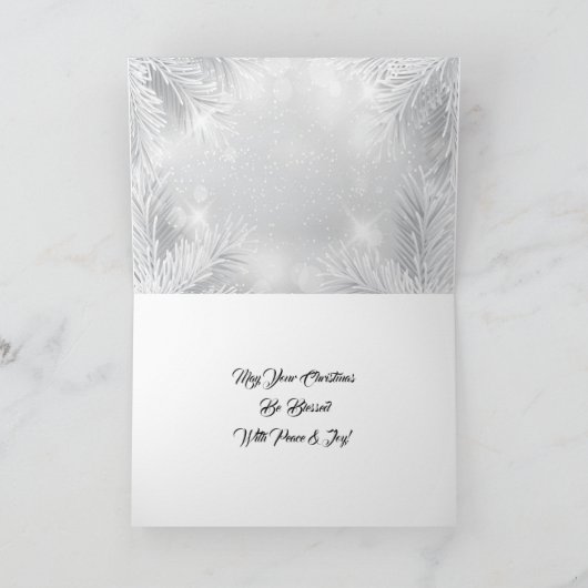 Bull Elk Holiday Card Feestdagen Kaart (Binnen)