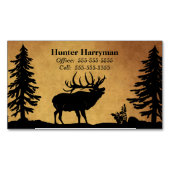 Bull Elk Hunter Outfitters Professional Magnetisch Visitekaartje (Voorkant)