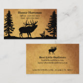 Bull Elk Hunter Outfitters Professional Visitekaartje (Voorkant / Achterkant)