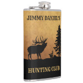 Bull Elk Hunting Heupfles (Rechts)