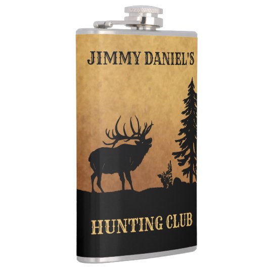 Bull Elk Hunting Heupfles (Rechts)