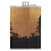 Bull Elk Hunting Heupfles (Achterkant)