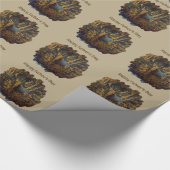 Bull Elk in het herfstbos Cadeaupapier (Hoek)