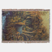 Bull Elk in het herfstbos Deken (Voorkant)