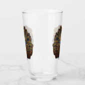 Bull Elk in het herfstbos Glas (Links)