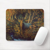 Bull Elk in het herfstbos Muismat (Met muis)