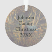 Bull Elk in het herfstbos Ornament (achterkant)