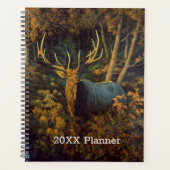 Bull Elk in het herfstbos Planner (Voorkant)