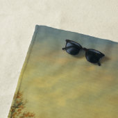 Bull Elk in het herfstbos Strandlaken (In situ)