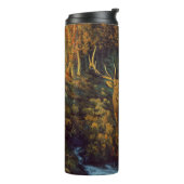 Bull Elk in het herfstbos Thermosbeker (Gedraaid links)