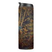 Bull Elk in het herfstbos Thermosbeker (Geroteerd rechts)