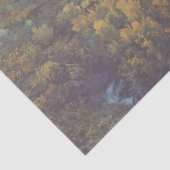 Bull Elk in het herfstbos Tissuepapier (Detail)