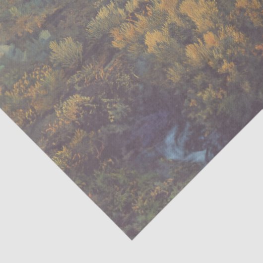 Bull Elk in het herfstbos Tissuepapier (Detail)