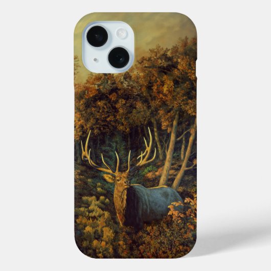 Bull Elk in het najaar Case-Mate iPhone Case (Achterkant)