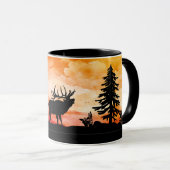 Bull Elk Jagers Mok (Voorkant rechts)