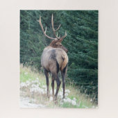 Bull Elk Jigzaag Puzzle Legpuzzel (Verticaal)