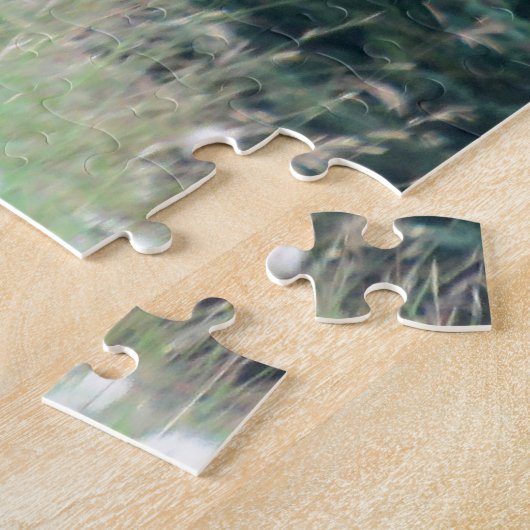 Bull Elk Jigzaag Puzzle Legpuzzel (Zijkant)