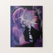 Bull Elk Jigzaag Puzzle Legpuzzel (Verticaal)