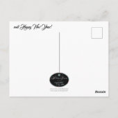 Bull Elk kerstBriefkaart Briefkaart (Achterkant)