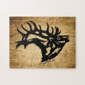 Bull Elk Legpuzzel (Horizontaal)